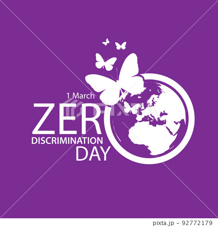 zero discrimination day. poster ,logo, template design  92772179