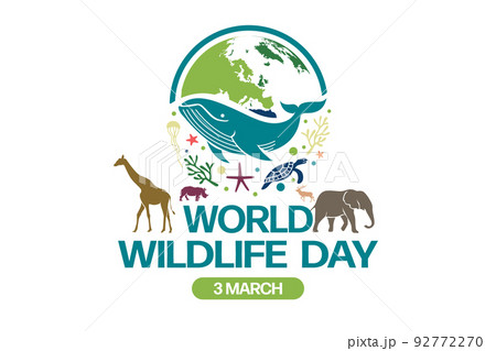 World Wildlife Day Logo design template, March 3 92772270