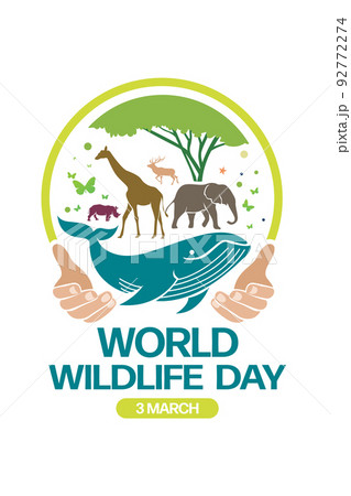 World Wildlife Day Logo design template, March 3 92772274