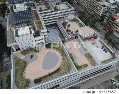 空撮 鳥瞰図 建築 92775857