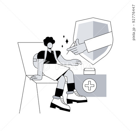 Vaccination of preteens and teens abstract concept vector illustration. Older children immunization, vaccination of teens and preteens, prevent kids from infectious diseases abstract metaphor. Vaccination of preteens and teens abstract concept vector illustration. Older children immunization, vaccination of teens and preteens, prevent kids from infectious diseases abstract metaphor. 92776447