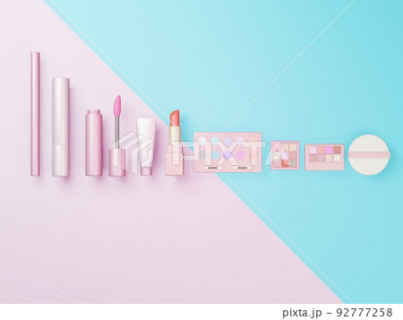 コスメ　メイク　3D 92777258