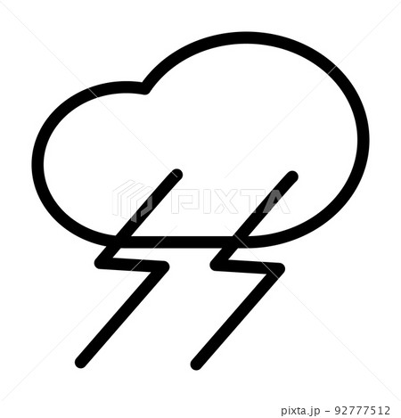 Illustration Vector Graphic of Storm Icon 92777512
