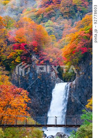 苗名滝（秋） 92778603