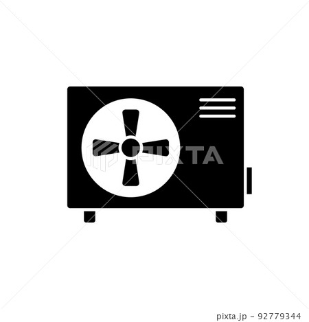 Illustration Vector graphic of air conditioner icon 92779344