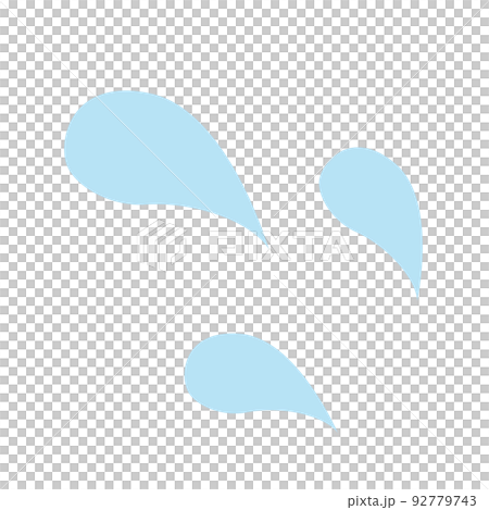 シンプルな汗のアイコン・絵文字のイラスト素材 [92779743] - PIXTA