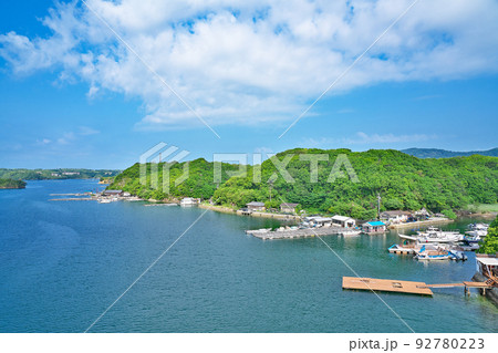 【賢島大橋より英虞湾の風景】 三重県志摩市阿児町神明 92780223