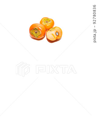 柿 かき カキ 秋の味覚 秋の果物 果物 果実 柿の写真 柿 かき カキ 秋の味覚 秋の果物 果物 果実 柿の写真 92780836