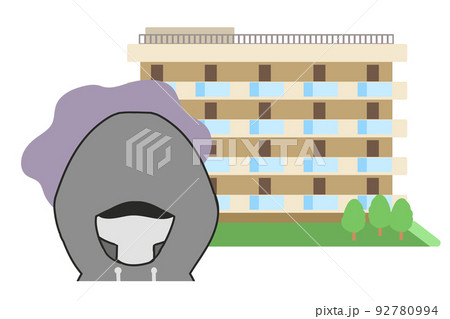 ストーカー　マンション 92780994