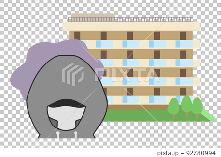 ストーカー　マンション 92780994