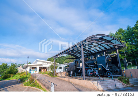 「山梨県」清里駅前に展示されたC56蒸気機関車 「山梨県」清里駅前に展示されたC56蒸気機関車 92783152