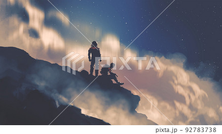 Two brothers astronauts 92783738