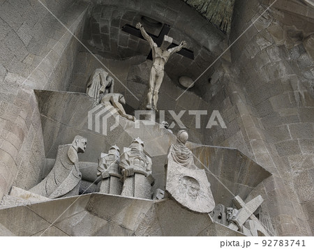 サグラダ・ファミリアのキリスト像 / Sagrada Familia, Spain サグラダ・ファミリアのキリスト像 / Sagrada Familia, Spain 92783741