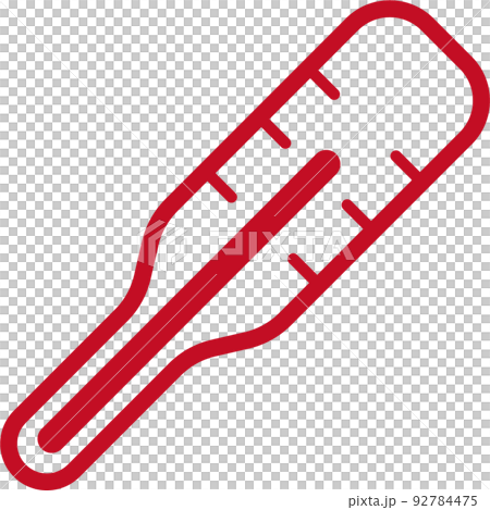 Thermometer icon illustration Thermometer icon illustration 92784475