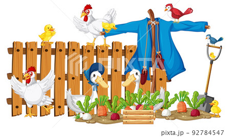 Many animals in the farm Many animals in the farm 92784547