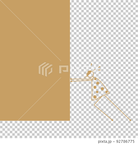 icon Line Art Simple Line アイコン 線画 壁を押す人 icon Line Art Simple Line アイコン 線画 壁を押す人 92786775