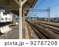 鹿児島県　駅ホーム　肥薩線 92787208