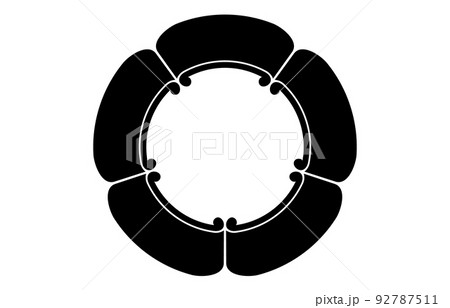 日本の家紋五瓜 日本の家紋五瓜 92787511