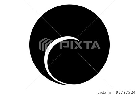 日本の家紋左一つ巴 92787524