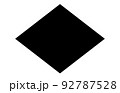 日本の家紋菱持 92787528