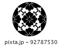 日本の家紋浮線綾花角 92787530