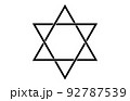 日本の家紋籠目 92787539