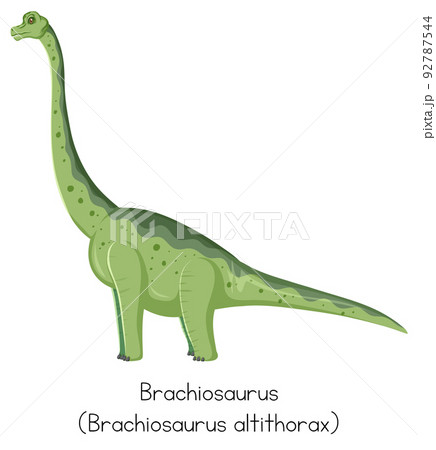 Brachiosaurus in green color 92787544