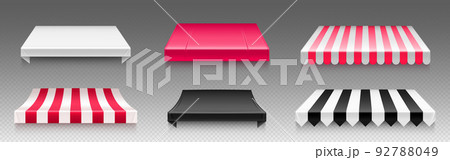 Awnings, shop tents, canopy, street market shades 92788049