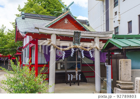 榎神社　拝殿・第三鳥居【大阪市東住吉区北田辺】 92789803
