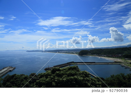 魚見台からの日本海眺望 【鳥取県鳥取市気高町】 魚見台からの日本海眺望 【鳥取県鳥取市気高町】 92790036