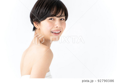 美容 女性 白バック 美容 女性 白バック 92790386