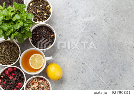 Various dried tea 92790831
