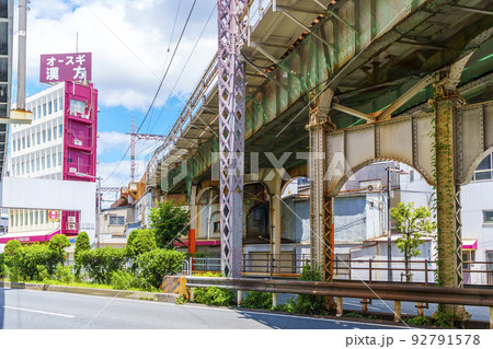 大阪市阿倍野　昭和ノスタルジックな美章園・高架下建築 92791578