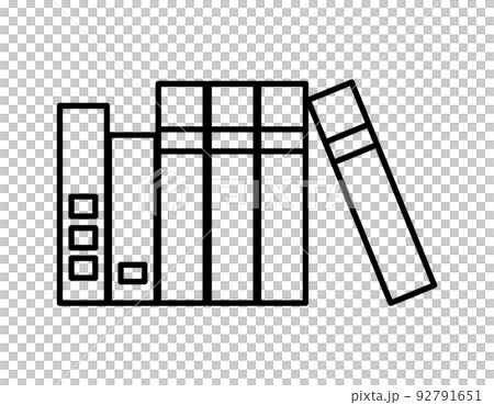 本のベクターイラスト 教科書 参考書 本のベクターイラスト 教科書 参考書 92791651
