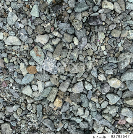 河原の砂利 92792647