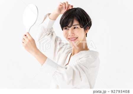 女性 髪 女性 髪 92793408
