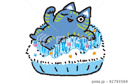 かき氷(ネコトッピング) かき氷(ネコトッピング) 92793569