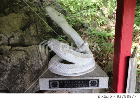 栃木県佐野市出流原の磯山弁才天本堂の大蛇 92798877
