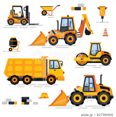 Engineering Vehicle, Building Equipment Vector 92799400