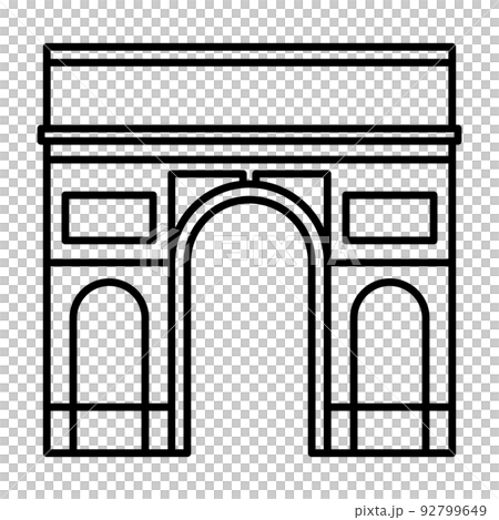 Arc de Triomphe icon Arc de Triomphe icon 92799649
