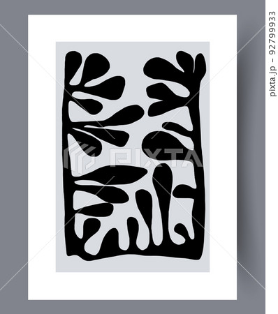 Printable wall art vector poster set vector. 92799933