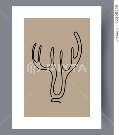 Abstract minimalistic art wall designs  92800959