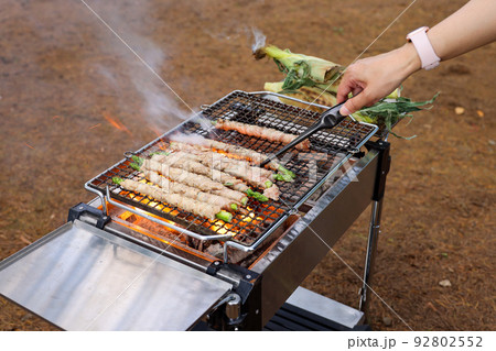 キャンプBBQ炭焼きのご馳走 92802552
