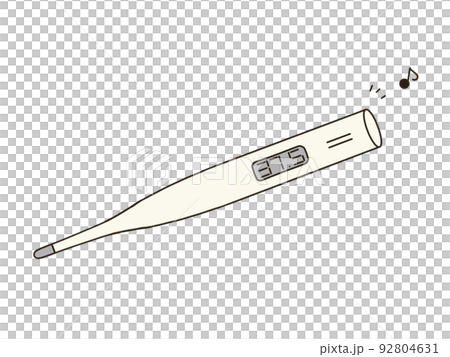 A simple thermometer that makes a sound Fever 92804631