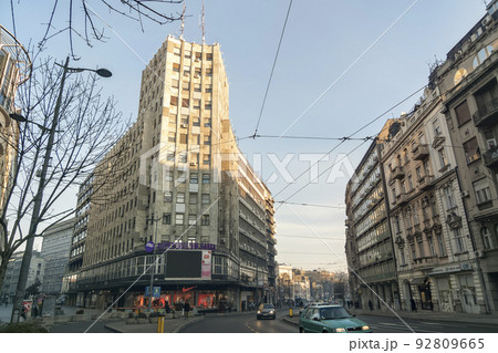 セルビア・ベオグラードの古い商業ビル / Belgrade, Serbia セルビア・ベオグラードの古い商業ビル / Belgrade, Serbia 92809665