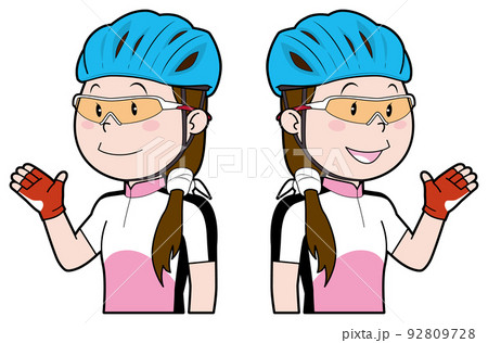 女性サイクリスト 女性サイクリスト 92809728