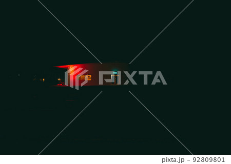 アメリカの辺境地マーファ　赤いネオンが妖しいモーテル 92809801