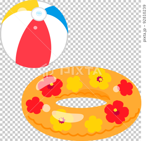 浮球和沙灘球 92810239