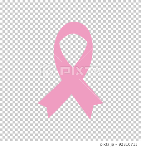 簡單的粉紅絲帶運動符號標記 簡單的粉紅絲帶運動符號標記 92810713