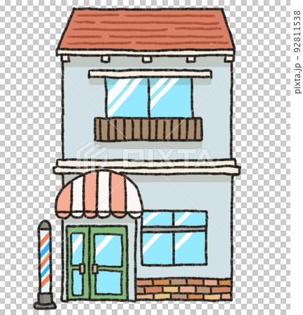 Building illustration single color Building illustration single color 92811538